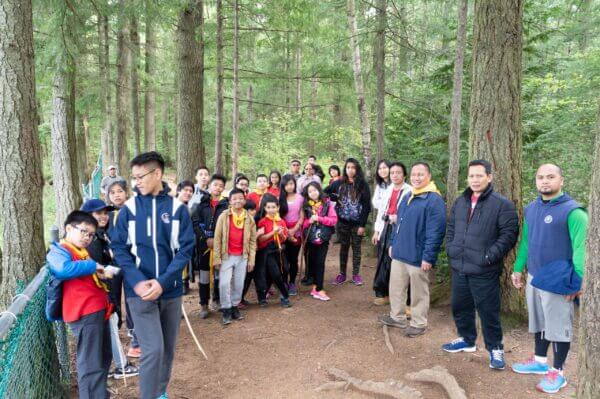 Pathfinders at the end of a hiking trip