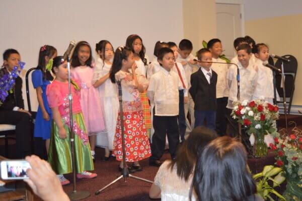 Children's concert in church